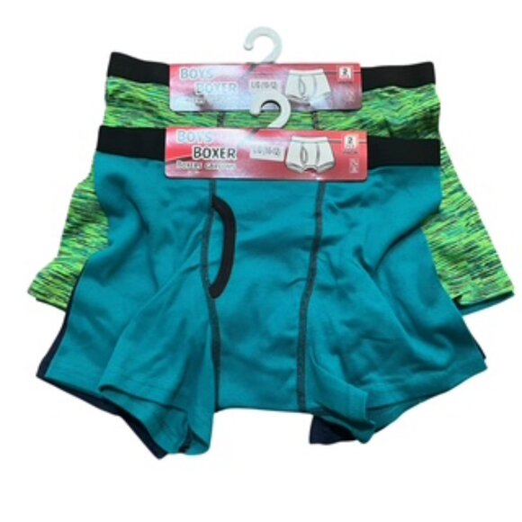 NEW Boys Knit Boxer Briefs Size Large (10-12) Set Of 4 NWT - Picture 1 of 12